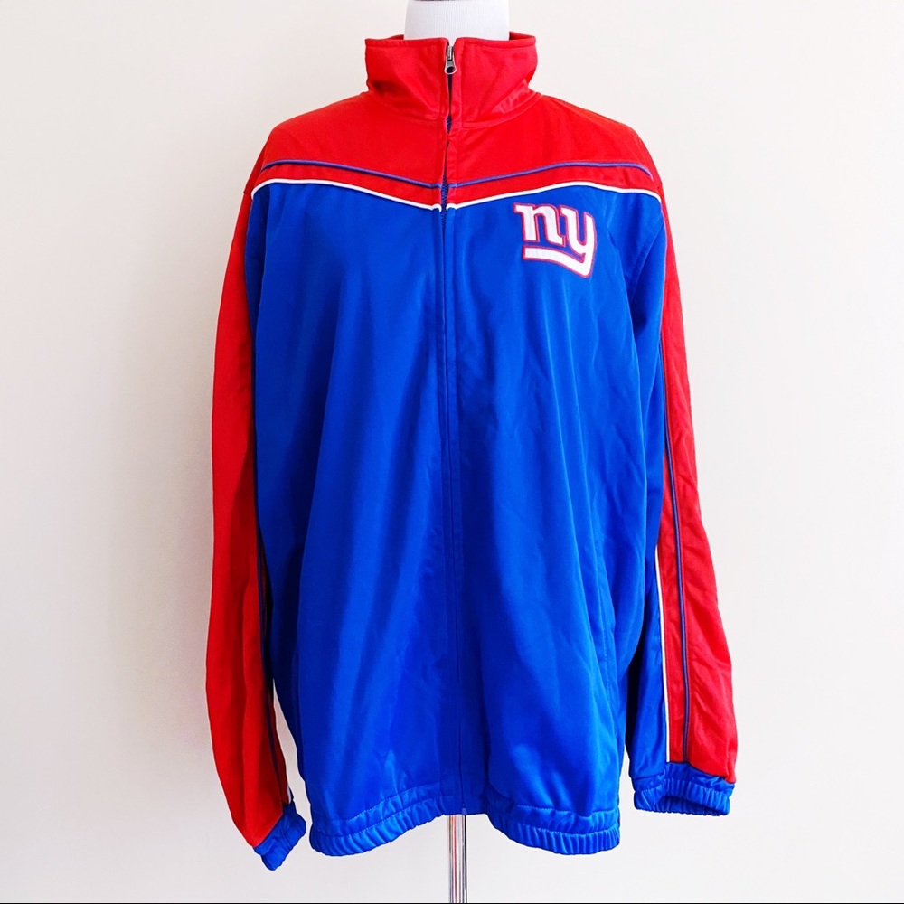 New York Giants NFL Football Jacket Full Zip Mens Size XL - Picture 1 of 7